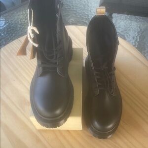 Dr. Martens Black Leather Boots